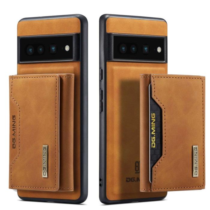 DG.MING - DG.MING M2 Series Magnetiskt Plånboksfodral Google Pixel 7 Pro Brun