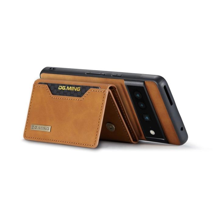DG.MING - DG.MING M2 Series Magnetiskt Plånboksfodral Google Pixel 7 Pro Brun