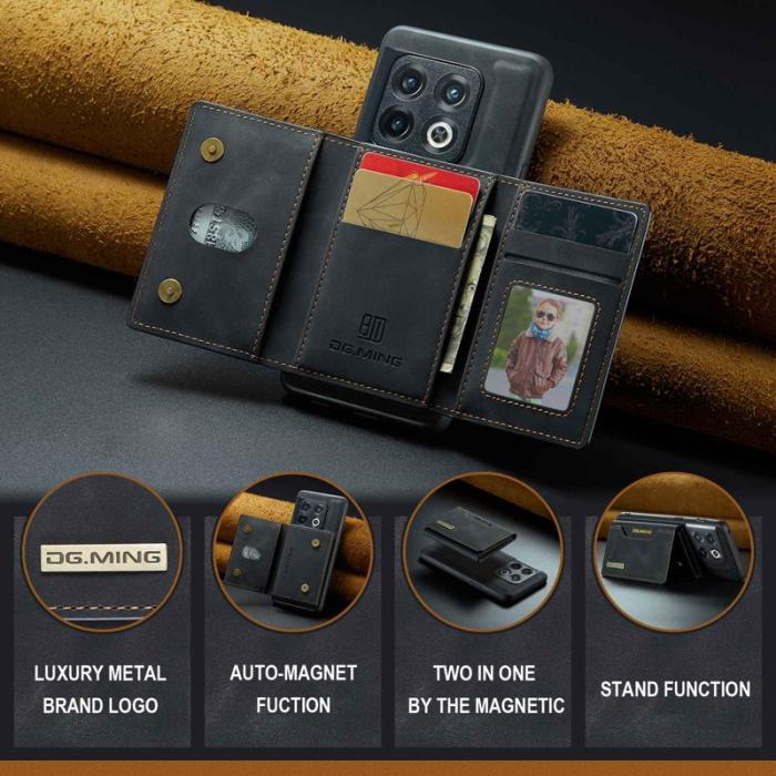 DG.MING - DG.MING M2 Series OnePlus 10 Pro 5G Fodral 2-i-1 Svart