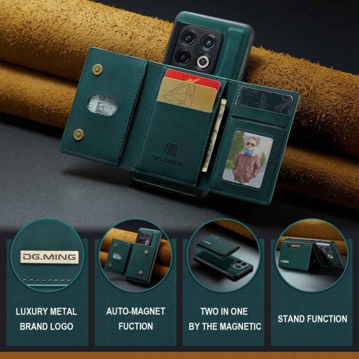 DG.MING - DG.MING M2 Series OnePlus 10 Pro 5G Skal 2-i-1 Grön