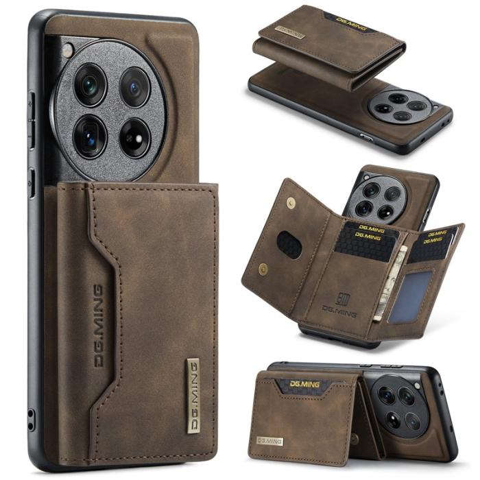 DG.MING - DG.MING M2 Series OnePlus 12 5G Kickstand Skal - Coffee