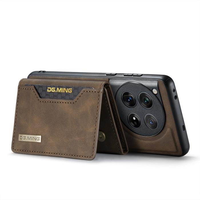 DG.MING - DG.MING M2 Series OnePlus 12 5G Kickstand Skal - Coffee
