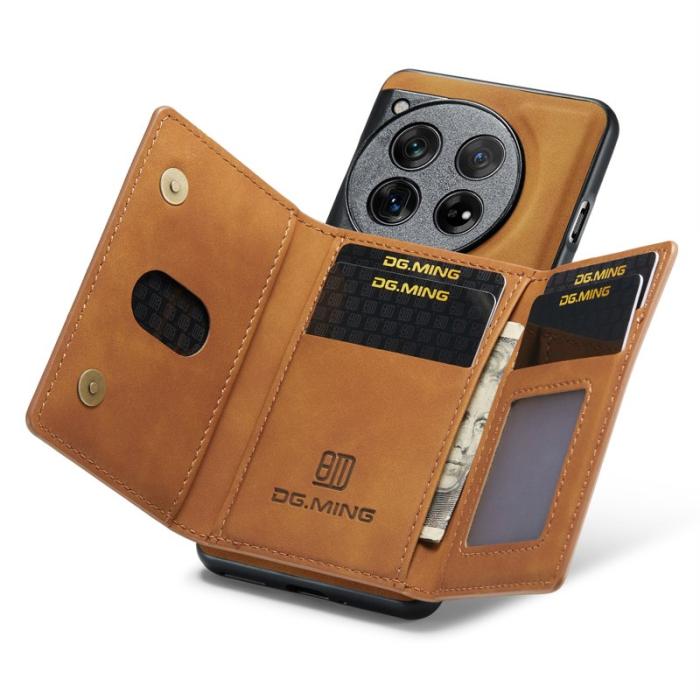 DG.MING - DG.MING M2 Series OnePlus 12 5G Skal med Ställ - Brun