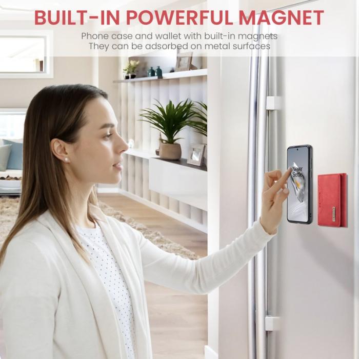 DG.MING - DG.MING M2 Series OnePlus 12 5G Skal med Ställ - Röd