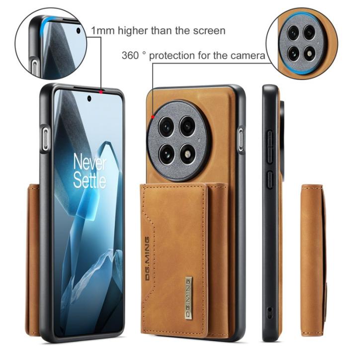 DG.MING - DG.MING M2 Series OnePlus 13 Skal PU PC TPU Fodral - Brun