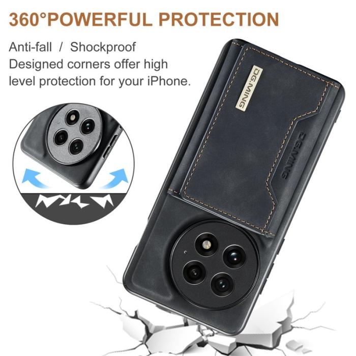 DG.MING - DG.MING M2 Series OnePlus 13 Skal PU PC TPU Fodral - Svart