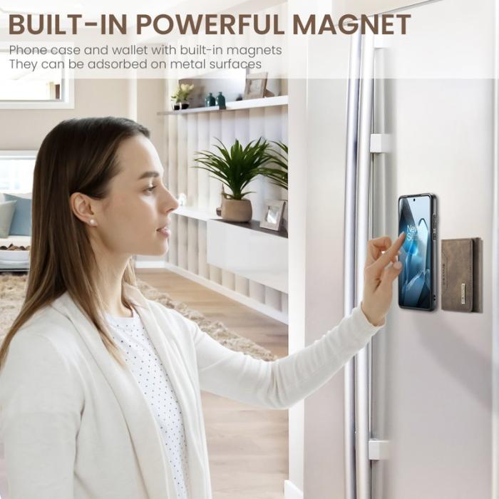 DG.MING - DG.MING M2 Series OnePlus 13 Skal PU + PC + TPU - Kaffe