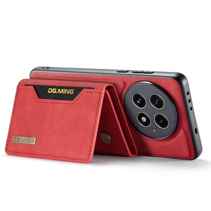 DG.MING - DG.MING M2 Series OnePlus 13 Skal PU + PC + TPU Röd