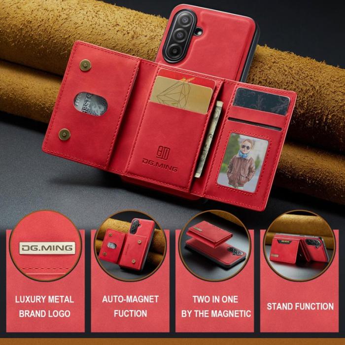 DG.MING - DG.MING M2 Series Samsung Galaxy A17 5G Fodral Röd