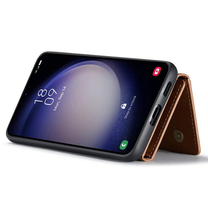 DG.MING - DG.MING M2 Series Samsung Galaxy S23 FE Fodral Läder Brun