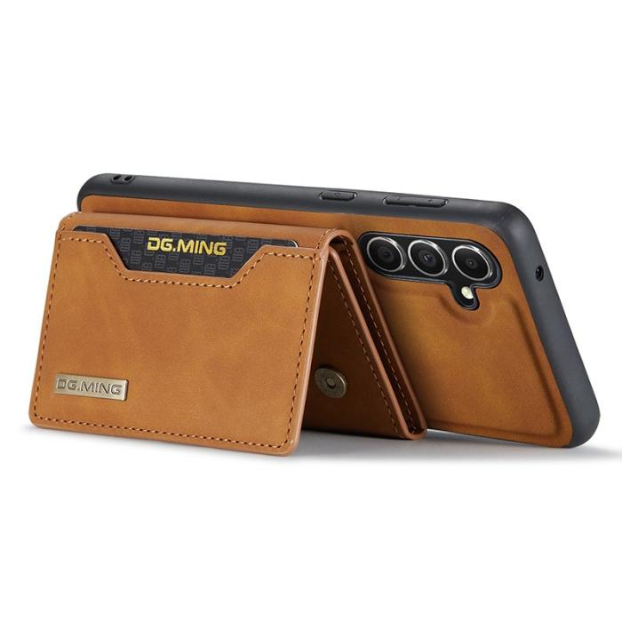 DG.MING - DG.MING M2 Series Samsung Galaxy S23 FE Fodral Läder Brun