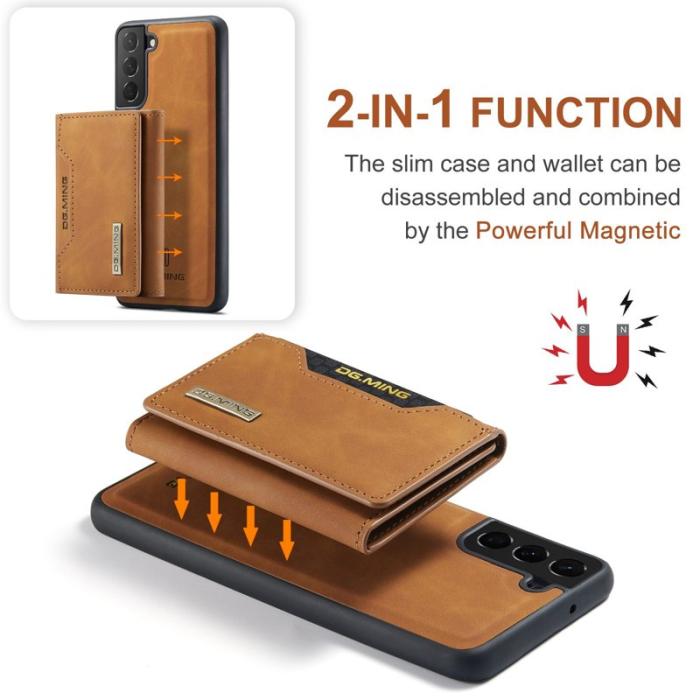 DG.MING - DG.MING M2 Series Samsung Galaxy S23 Skal Magnetisk Brun