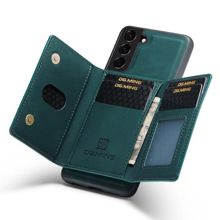 DG.MING - DG.MING M2 Series Samsung Galaxy S24 Fodral Kickstand Grön