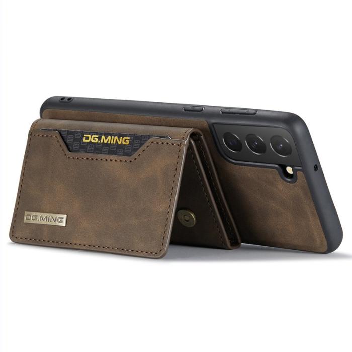 DG.MING - DG.MING M2 Series Samsung Galaxy S24 Kickstand Fodral - Coffee