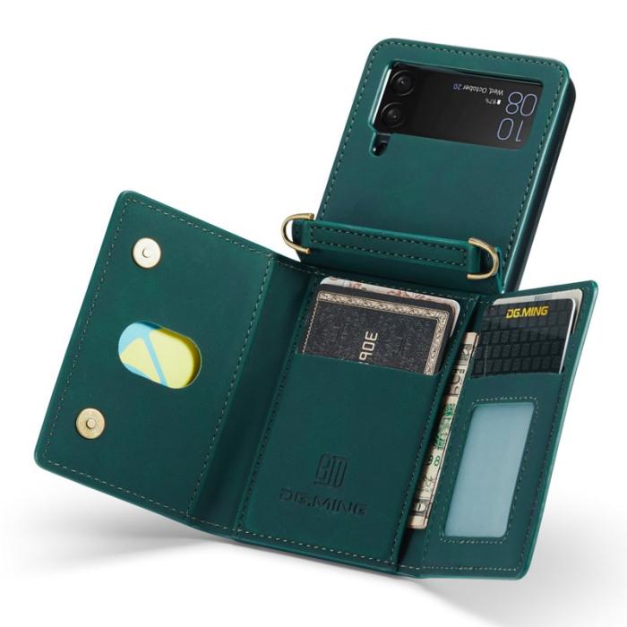 DG.MING - DG.MING M2 Series Samsung Galaxy Z Flip3 5G Fodral Grön