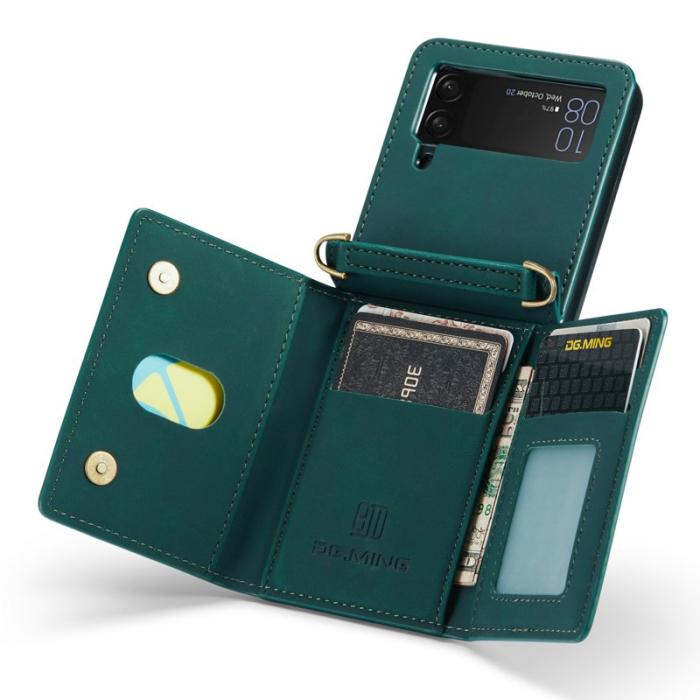 DG.MING - DG.MING M2 Series Samsung Galaxy Z Flip4 Skal Grön