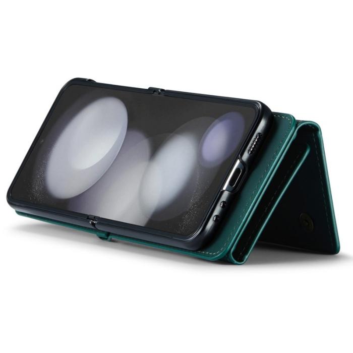 DG.MING - DG.MING M2 Series Samsung Galaxy Z Flip5 Skal Läder Grön