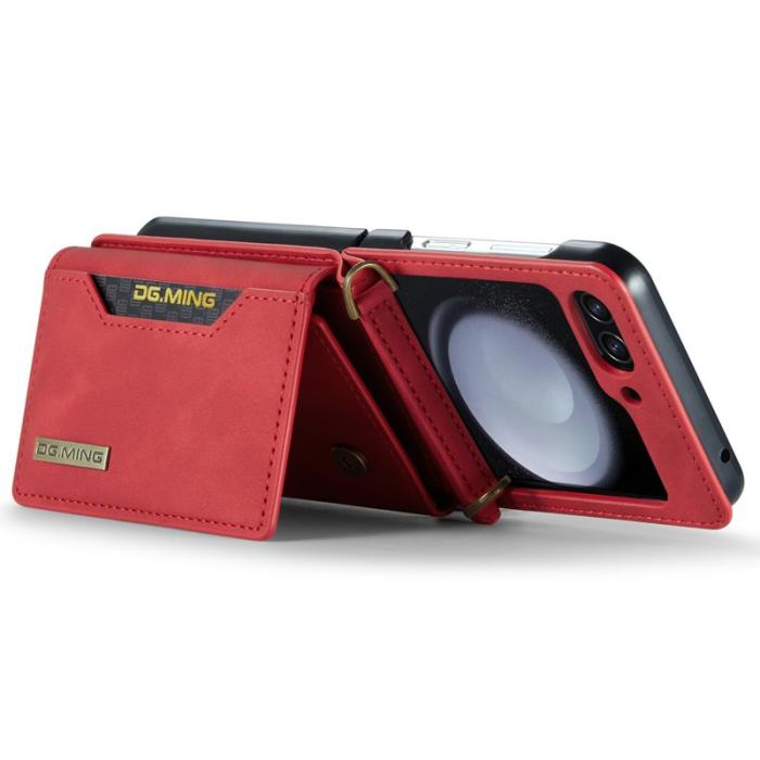 DG.MING - DG.MING M2 Series Samsung Galaxy Z Flip5 Skal Röd