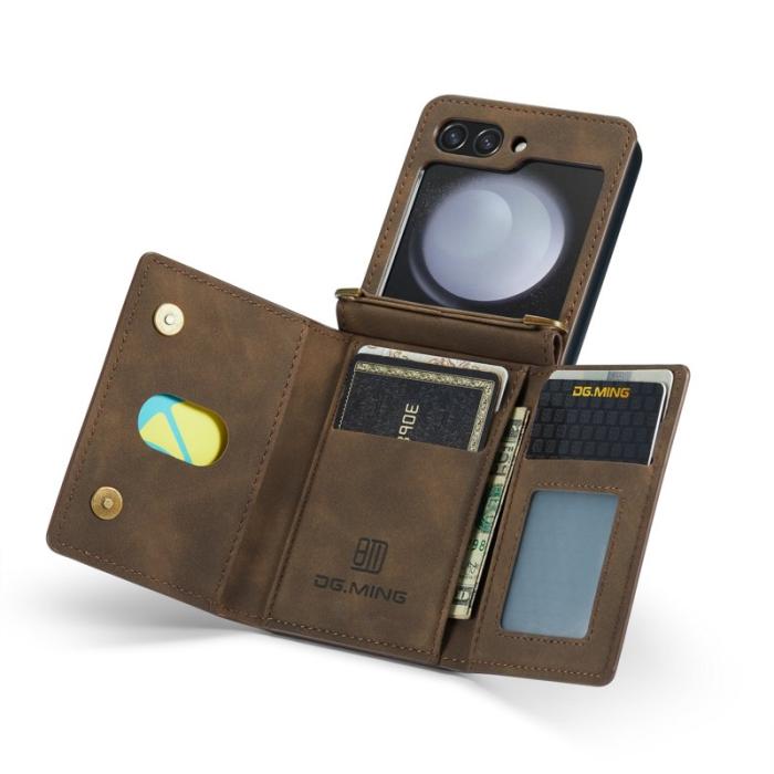 DG.MING - DG.MING M2 Series Samsung Galaxy Z Flip7 FE 5G Skal - Coffee