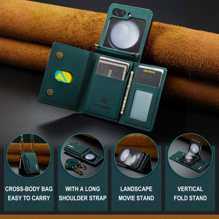 DG.MING - DG.MING M2 Series Samsung Galaxy Z Flip7 FE Fodral - Grön