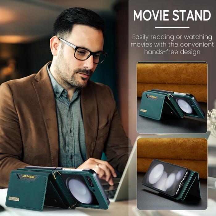 DG.MING - DG.MING M2 Series Samsung Galaxy Z Flip7 FE Fodral - Grön