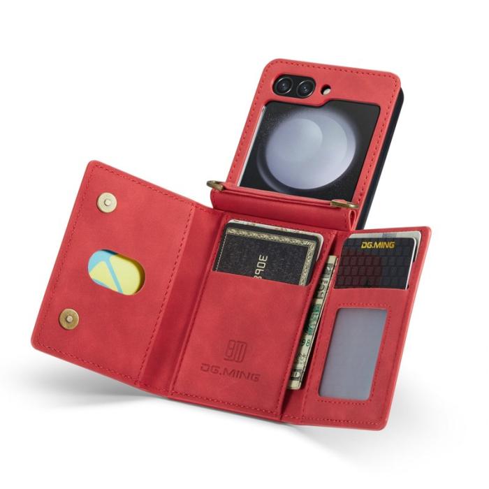DG.MING - DG.MING M2 Series Samsung Galaxy Z Flip7 FE Fodral Röd