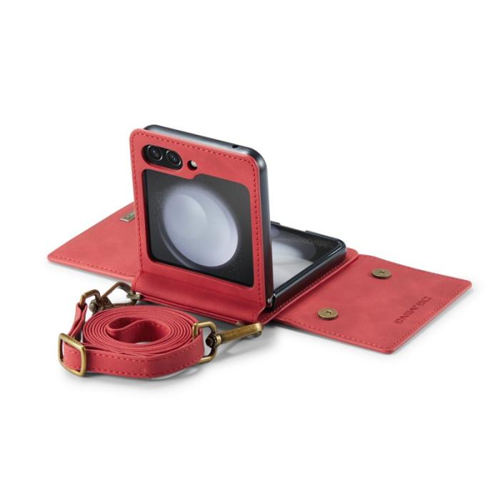DG.MING - DG.MING M2 Series Samsung Galaxy Z Flip7 FE Fodral Röd