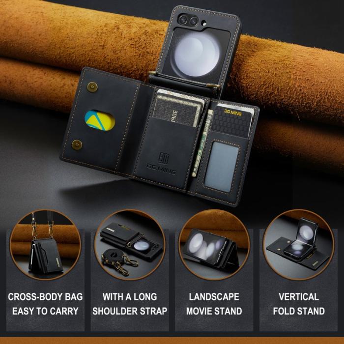 DG.MING - DG.MING M2 Series Samsung Galaxy Z Flip7 FE Fodral - Svart