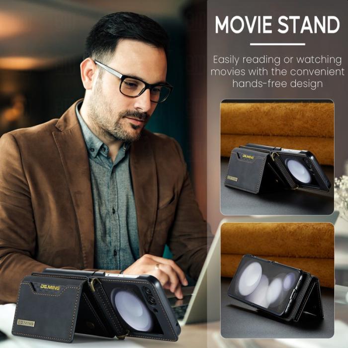 DG.MING - DG.MING M2 Series Samsung Galaxy Z Flip7 FE Fodral - Svart