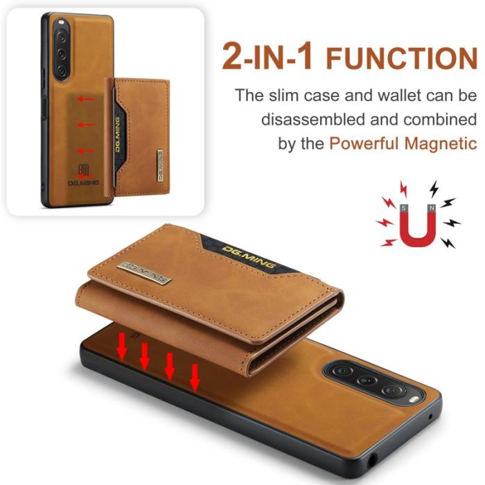 DG.MING - DG.MING M2 Series Sony Xperia 10 V Skal Shockproof Brun