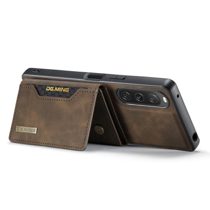 DG.MING - DG.MING M2 Series Sony Xperia 10 V Skal Shockproof Kaffe
