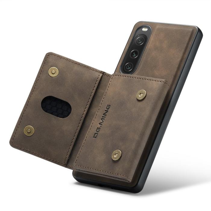 DG.MING - DG.MING M2 Series Sony Xperia 10 V Skal Shockproof Kaffe