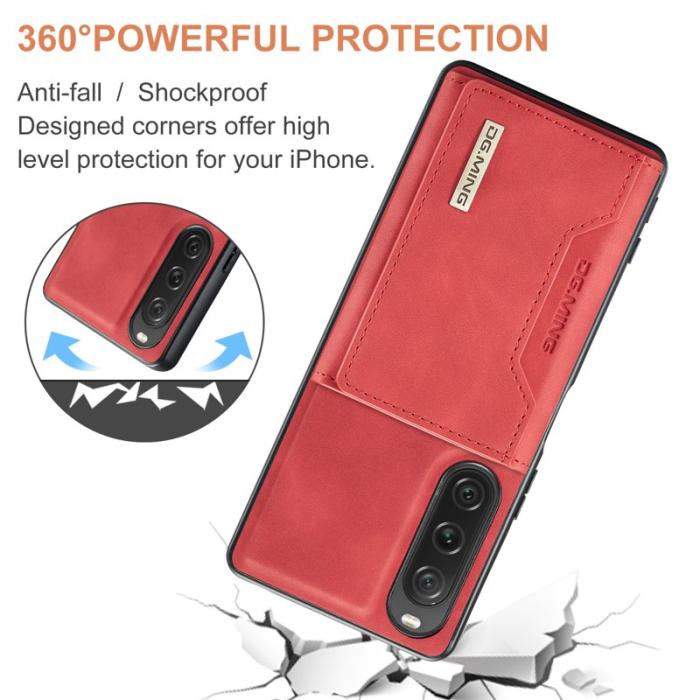 DG.MING - DG.MING M2 Series Sony Xperia 10 V Skal Shockproof Röd