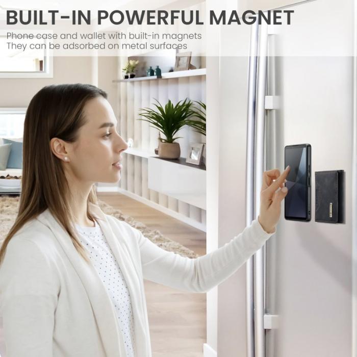 DG.MING - DG.MING M2 Series Sony Xperia 10 VI Skal Plånbok Svart