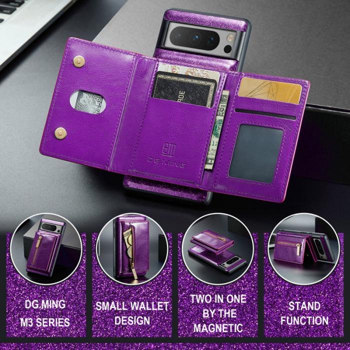 DG.MING - DG.MING M3 Series Fodral för Google Pixel 8 Pro Mörklila