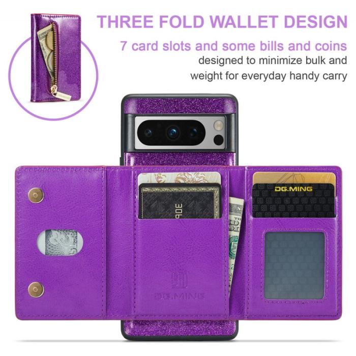 DG.MING - DG.MING M3 Series Fodral för Google Pixel 8 Pro Mörklila