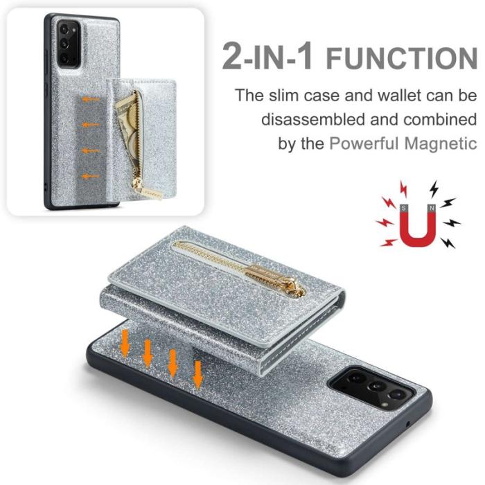 DG.MING - DG.MING M3 Series Fodral för Samsung Galaxy Note20 5G Silver