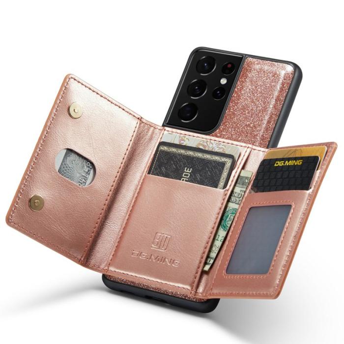 DG.MING - DG.MING M3 Series Fodral för Samsung Galaxy S21 Ultra 5G Rose Gold