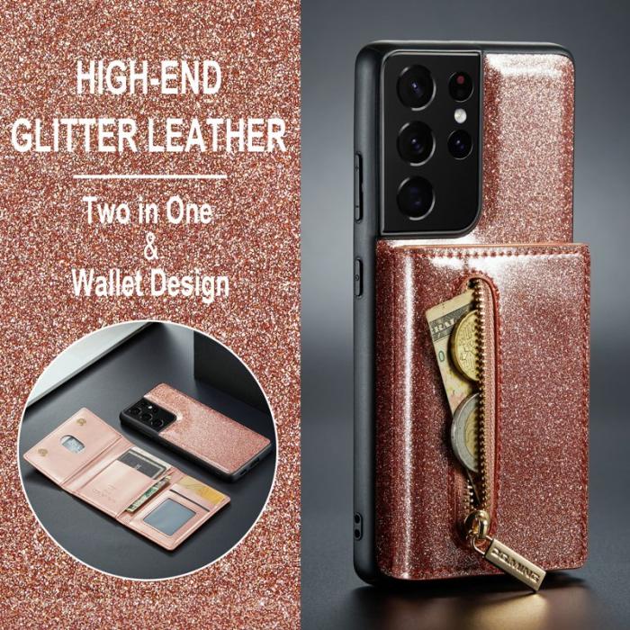 DG.MING - DG.MING M3 Series Fodral för Samsung Galaxy S21 Ultra 5G Rose Gold