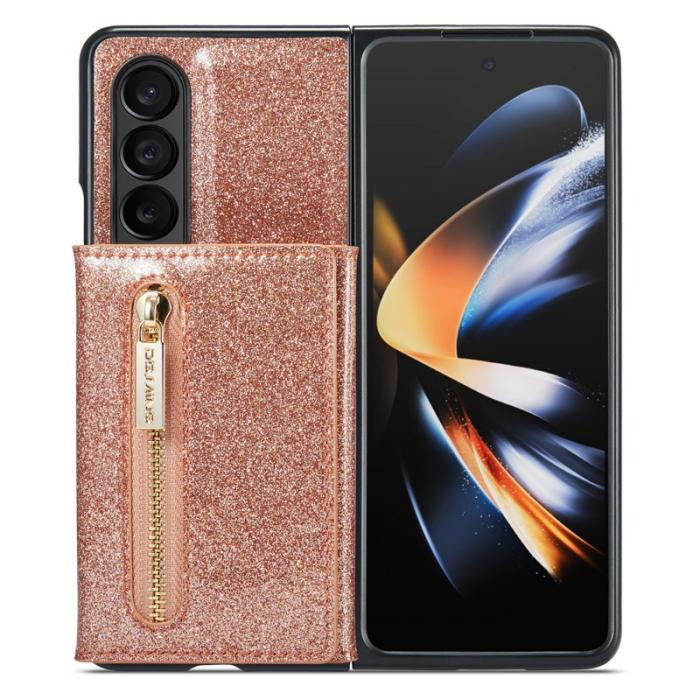 DG.MING - DG.MING M3 Series Fodral för Samsung Galaxy Z Fold4 5G Rose Gold