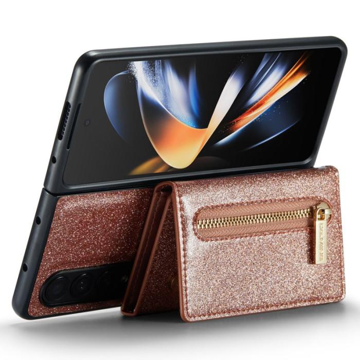 DG.MING - DG.MING M3 Series Fodral för Samsung Galaxy Z Fold4 5G Rose Gold