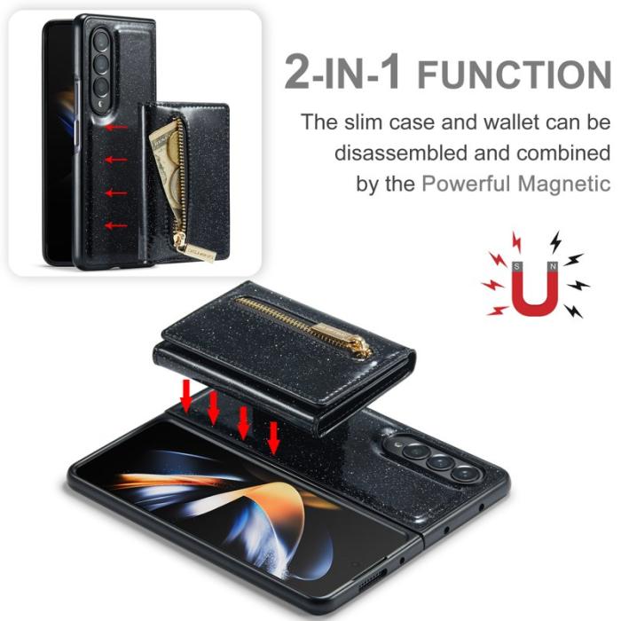 DG.MING - DG.MING M3 Series Fodral till Samsung Galaxy Z Fold3 5G Svart