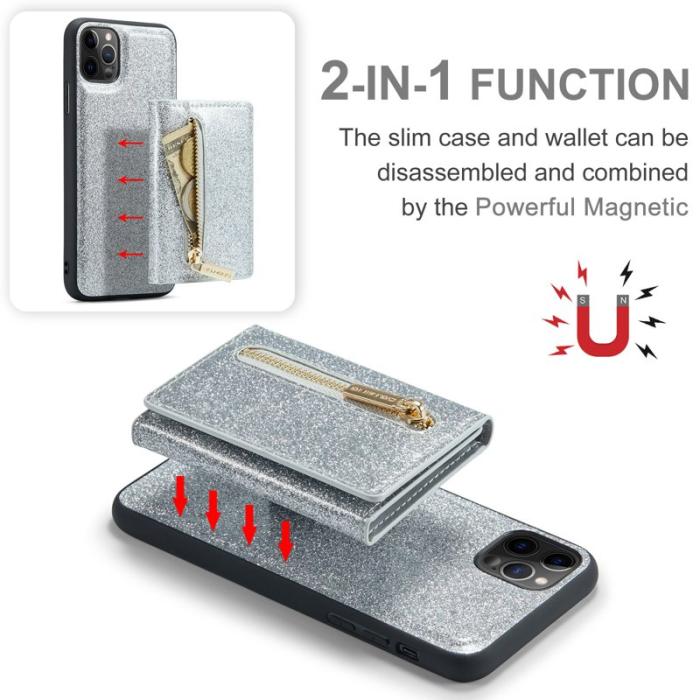DG.MING - DG.MING M3 Series iPhone 11 Pro Max Skal Silver 2-i-1 Shockproof