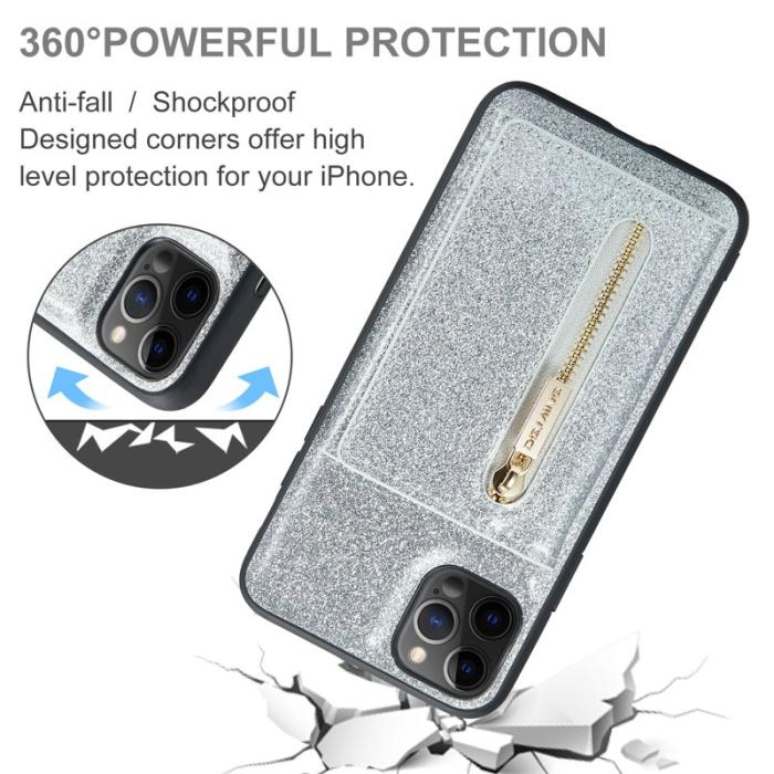 DG.MING - DG.MING M3 Series iPhone 11 Pro Max Skal Silver 2-i-1 Shockproof