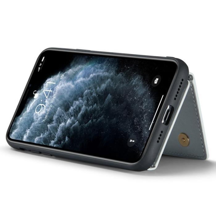 DG.MING - DG.MING M3 Series iPhone 11 Pro Skal Glitter PU Läder Silver