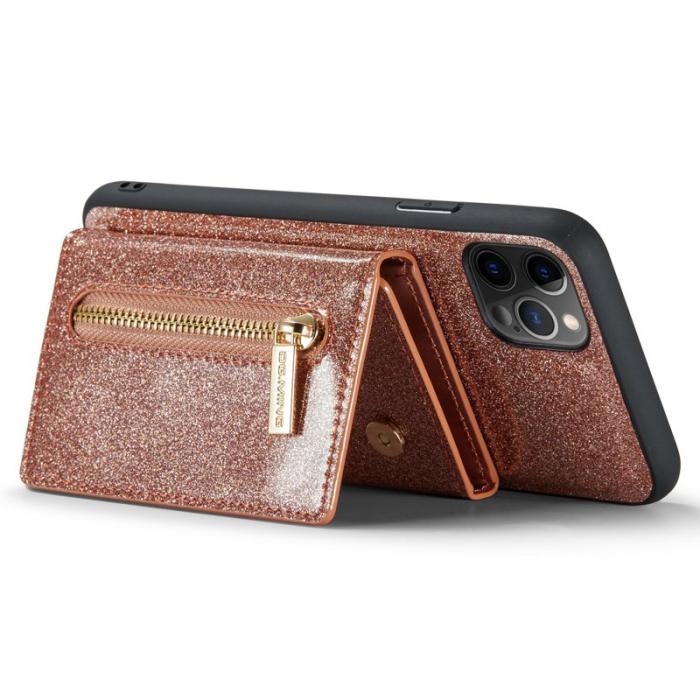 DG.MING - DG.MING M3 Series iPhone 11 Pro Skal Glittery Rose Gold