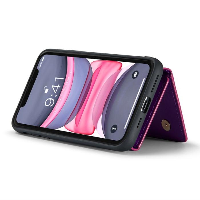 DG.MING - DG.MING M3 Series iPhone 11 Skal 2-i-1 Fodral Mörklila