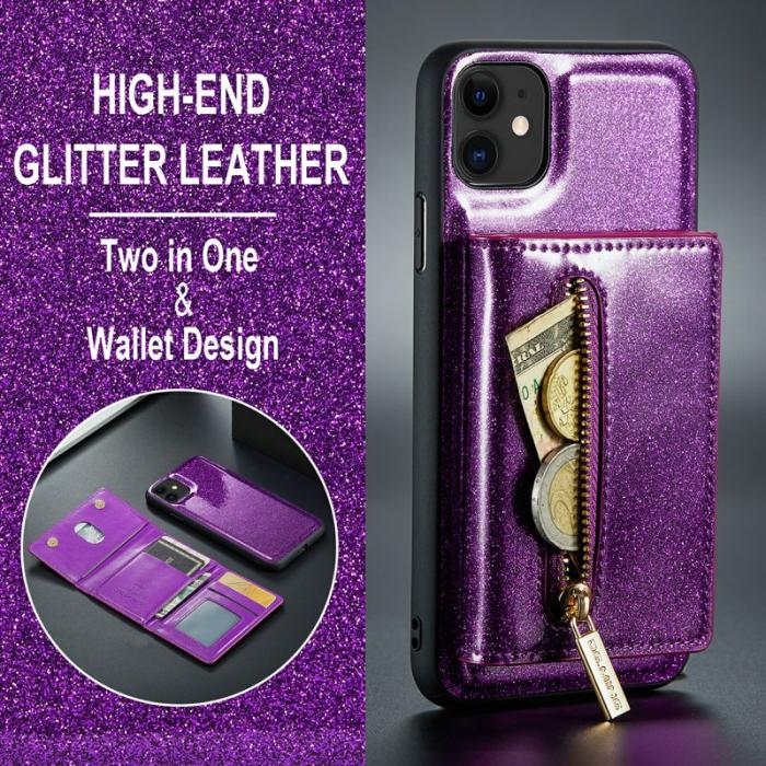 DG.MING - DG.MING M3 Series iPhone 11 Skal 2-i-1 Fodral Mörklila