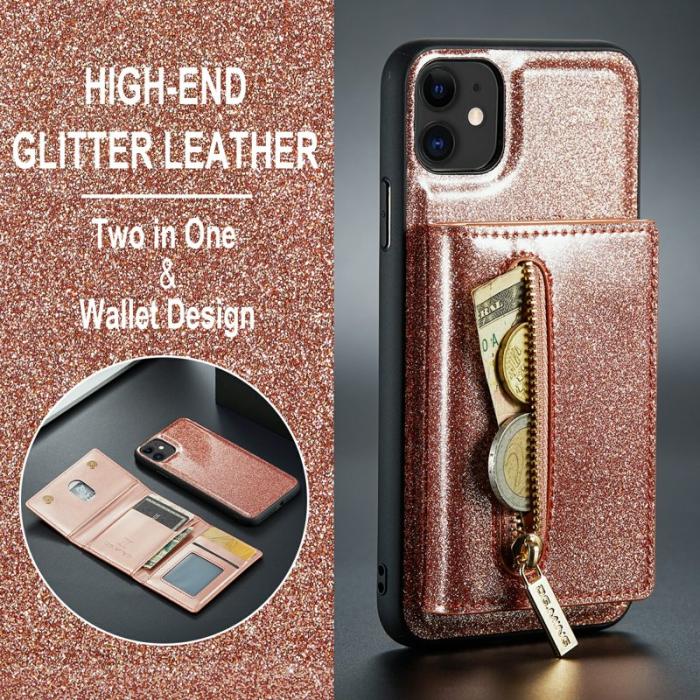 DG.MING - DG.MING M3 Series iPhone 11 Skal 2-i-1 Fodral Rose Gold