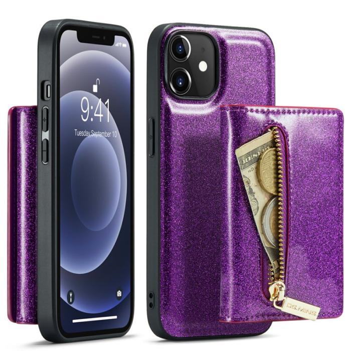 DG.MING - DG.MING M3 Series iPhone 12/12 Pro Skal Dark Purple